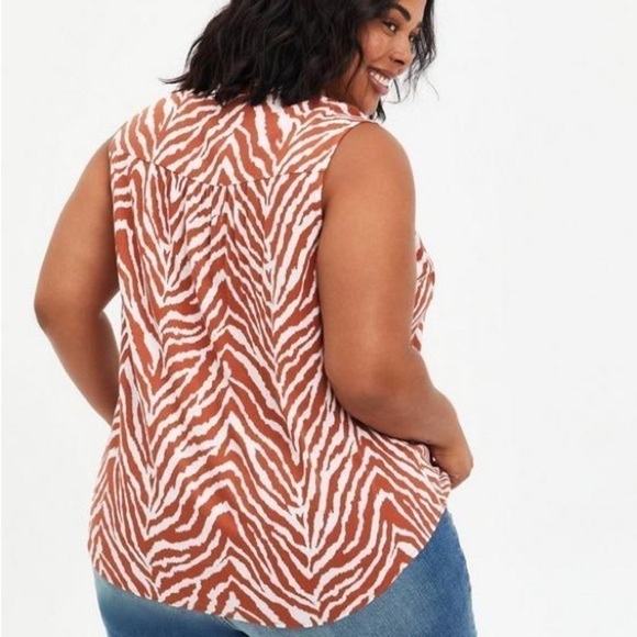 Torrid Harper Rayon Slub Pullover Sleeveless Top size 4X - Picture 3 of 9